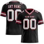100% Polyester Printed Striped Customized Color Sports Uniform Custom American Football Jersey2