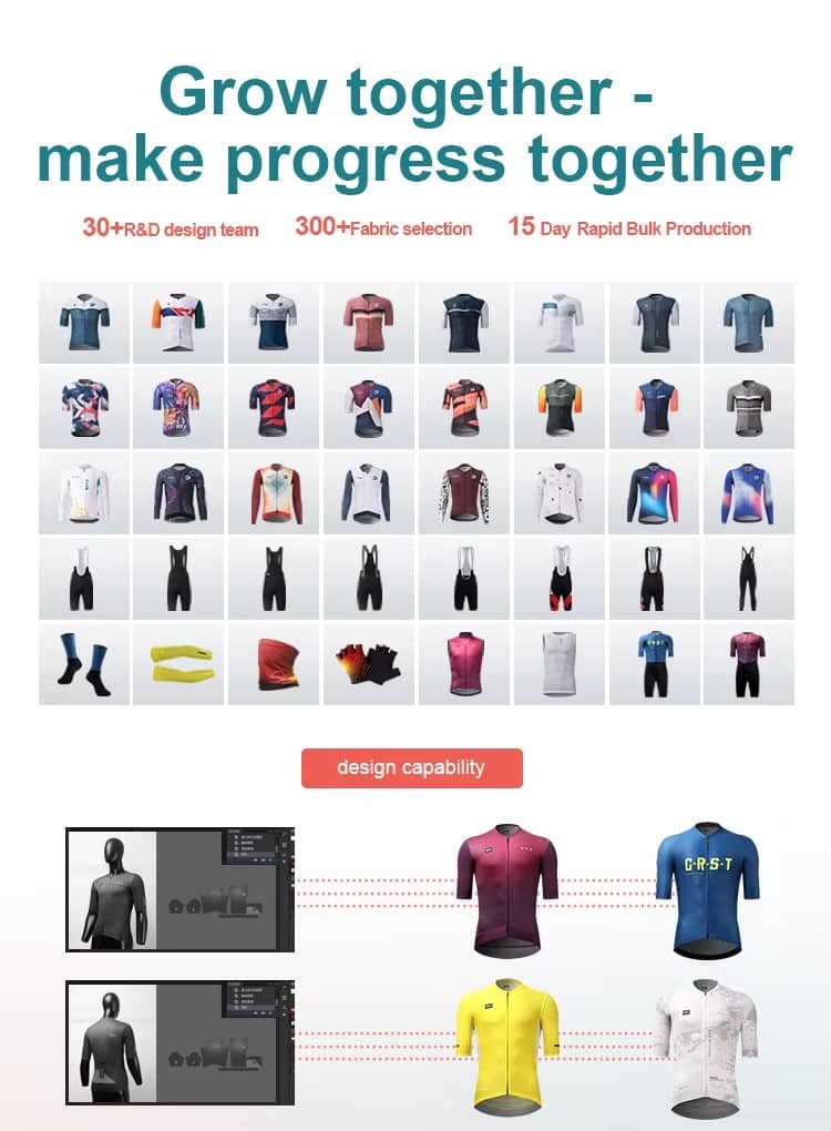 Wholesale Outdoor Lightweight Competition Bike Cycling Jersey High Performance Men's Team Bicycle Riding Jersey with Zipper