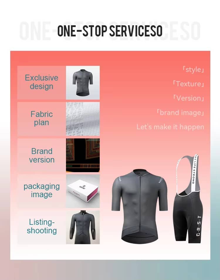 Wholesale Outdoor Lightweight Competition Bike Cycling Jersey High Performance Men's Team Bicycle Riding Jersey with Zipper