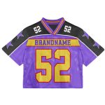 Custom Full Print Streetwear American Retro Football Jersey High Quality Sublimation Mesh Boxy Cropped Rugby Jersey2