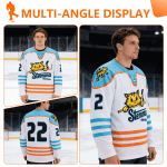Custom Made Reversible Ice Hockey Jersey Set Polyester Adult Sports Wear With Printed Team Name for Adults