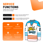 Custom Made Reversible Ice Hockey Jersey Set Polyester Adult Sports Wear With Printed Team Name for Adults3