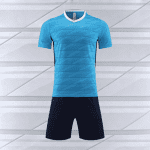 Customized Football Set, Short-sleeved Quick-dry Jersey, Game-specific, Customizable Logo Flocage Football Training Wear5