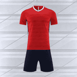 Customized Football Set, Short-sleeved Quick-dry Jersey, Game-specific, Customizable Logo Flocage Football Training Wear5