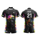 High Quality Custom Breathable Rugby Uniforms Set Fast Shipping4