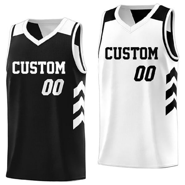 Kids Basketball Jersey Set Men Youth Reversible Custom Team logo Name Number Athletic Sport Shirt and Shorts Boys Kids Clothing5