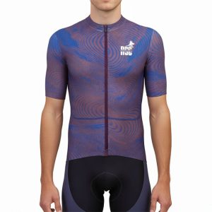 ODM High Quality Custom Cycling Jersey YKK Zipper Biking Tops Quick Dry Itablian Fabric Sublimation Printed Road Bike Shirt
