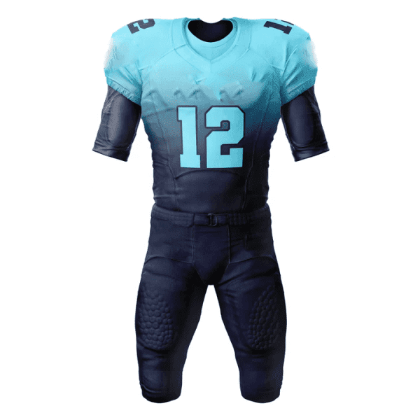 OEM High Quality 2024 American Football Uniform 100% Polyester Team Solid Color American Football Uniform