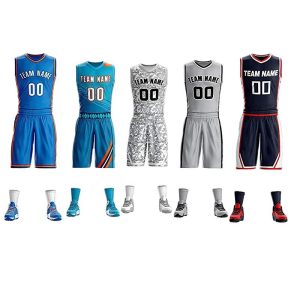 Reversible Custom Embroidered Jerseys Basketball5