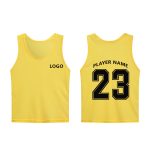 Wholesale Comfortable Polyester Mesh Basketball Training Bibs Custom Numbered Football Jersey Logo Printing Soccer Vest Style1