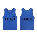 Wholesale Comfortable Polyester Mesh Basketball Training Bibs Custom Numbered Football Jersey Logo Printing Soccer Vest Style3