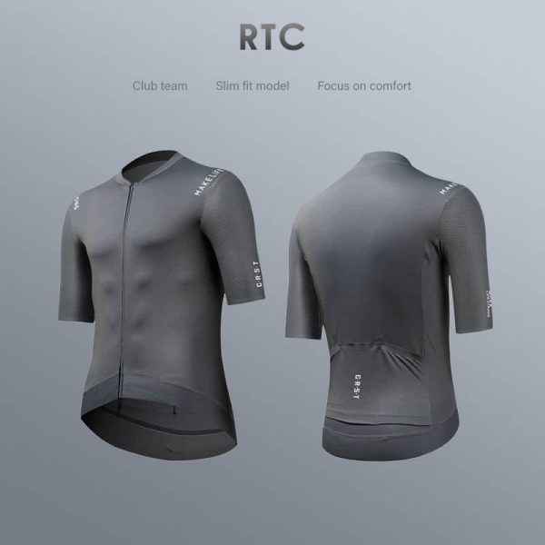 Wholesale Outdoor Lightweight Competition Bike Cycling Jersey High Performance Men's Team Bicycle Riding Jersey with Zipper
