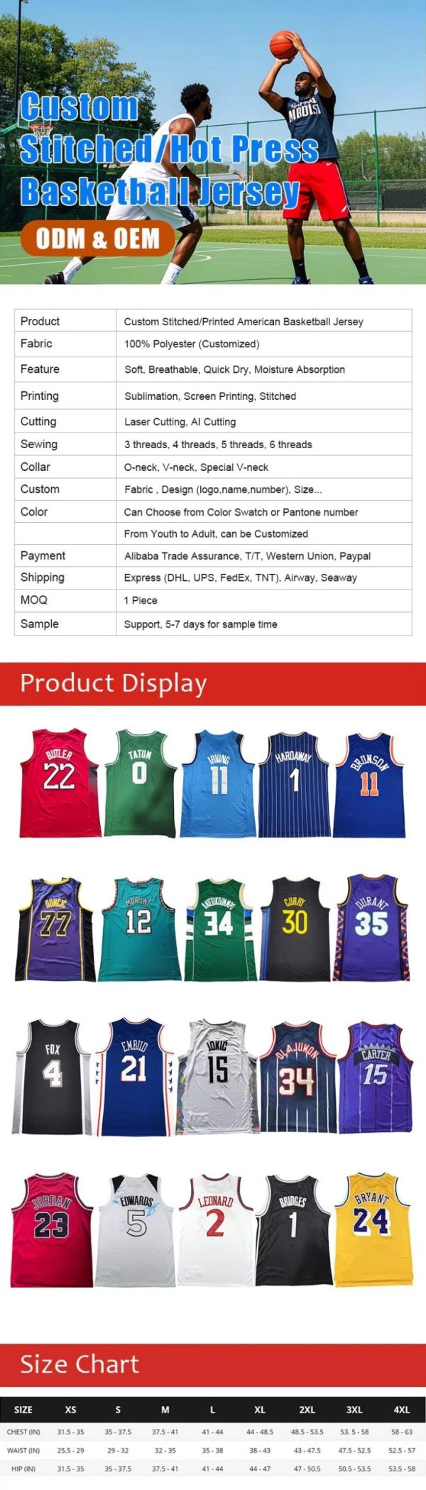 Basketball Jerseys Retro American Team 15 Carter 1 McGrady Best Stitches Basketball Vests Wholesale Cheap Shirts
