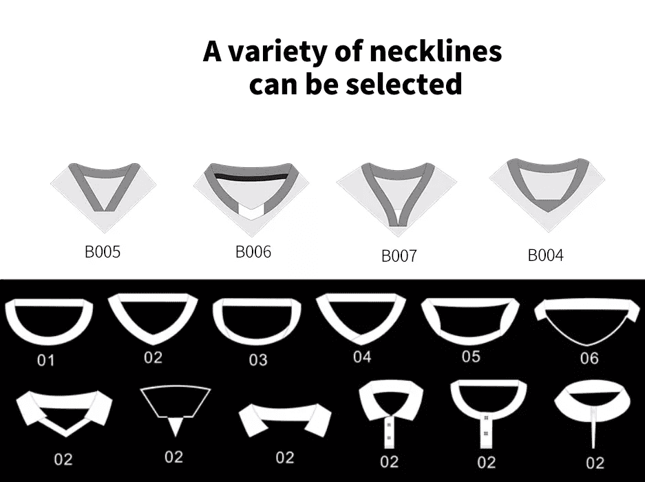 neckines selection