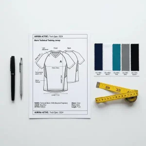 JC Jerseys Initial Design Draft – Quick Sketch Based on Client Requirements, Free Revisions Before Final Mockup