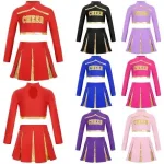 Custom Long Sleeve Girls Cheer Uniform - Competition Design