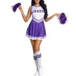 Icheerobics Custom Navy High School Cheer Uniform Set