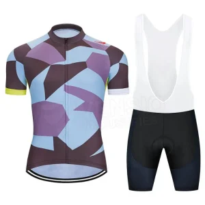 Custom Quick Dry Polyester Cycling Uniform for Men - Plus Size