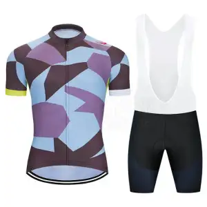 Custom Quick Dry Polyester Cycling Uniform for Men - Plus Size