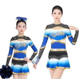 Breathable Spandex All-Star Cheerleading Uniform for Adults