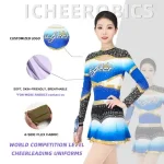 Breathable Spandex All-Star Cheerleading Uniform for Adults