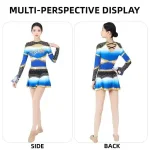 Breathable Spandex All-Star Cheerleading Uniform for Adults