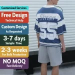 Custom Logo Men's Knitted Polo Sweater - Football Stripe Knit Top