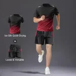 Custom Quick Dry Short Sleeve 2-Piece Set - Team Event Sports Suit