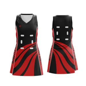 Custom Sleeveless A-Line Netball Dress with Bib