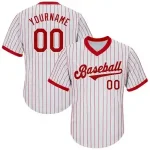 Custom Team Design Baseball Uniform - Sublimated Pinstripe Jersey