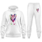 Custom Cotton Hoodie & Sweatpants Set - Puff Print Jogging Suit