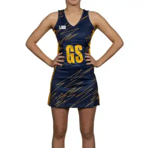 Custom Women's Netball Dress - Heat-Transfer Printed Polyester