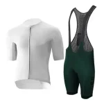 Breathable MTB Cycling Jersey Set with 19D Gel Pad Bib Shorts
