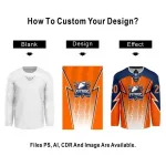 OEM Breathable Lacrosse Uniform - Sublimated Hockey Jersey