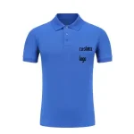 Custom Men's Breathable Cotton Polo Shirt - Screen Silicone Print