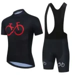 Custom Men's Cycling Jersey & Pants Set - Stretch Bike Wear
