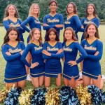 Icheerobics Custom Navy High School Cheer Uniform Set