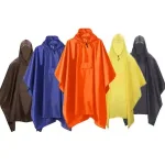 Packable Waterproof Rain Poncho - Riding & Camping Cape