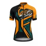 Custom Logo Breathable Sweat-Wicking Sublimated Cycling Jersey