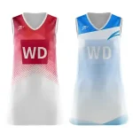 OEM Blank Sublimated Black Netball Uniform Set for Youth