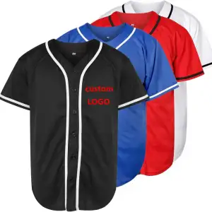 OEM Blank Baseball Jersey - Button Down Shirts for Wholesale