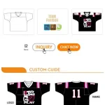 OEM Custom Hockey Jersey - Embroidered Team Uniform