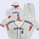 PURE Custom Baseball Uniform - Vintage Stripe Full Button Team Set