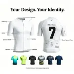 Personalized Women's Long Sleeve Cycling Jersey Set