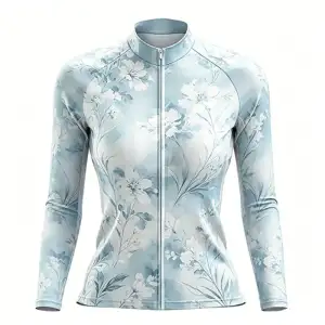 Personalized Women's Long Sleeve Cycling Jersey Set