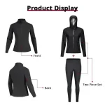 Women's Lightweight Long Sleeve Sauna Suit - Custom Fitness Set