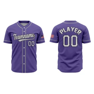 Custom Sublimation Baseball Jersey with Logo & Name for Teams