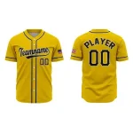 Custom Sublimation Baseball Jersey with Logo & Name for Teams