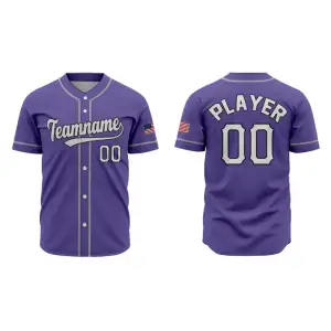 Custom Sublimation Baseball Jersey with Logo & Name for Teams