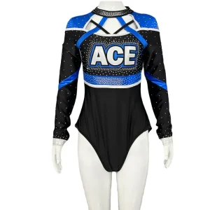 Custom Long Sleeve Cheer Competition Uniform for Girls